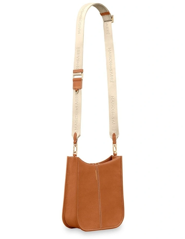 The Leather Saddle Bag in Pecan Brown image 5