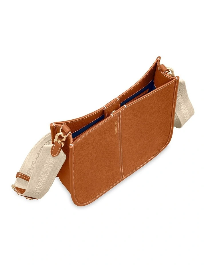 The Leather Saddle Bag in Pecan Brown image 6