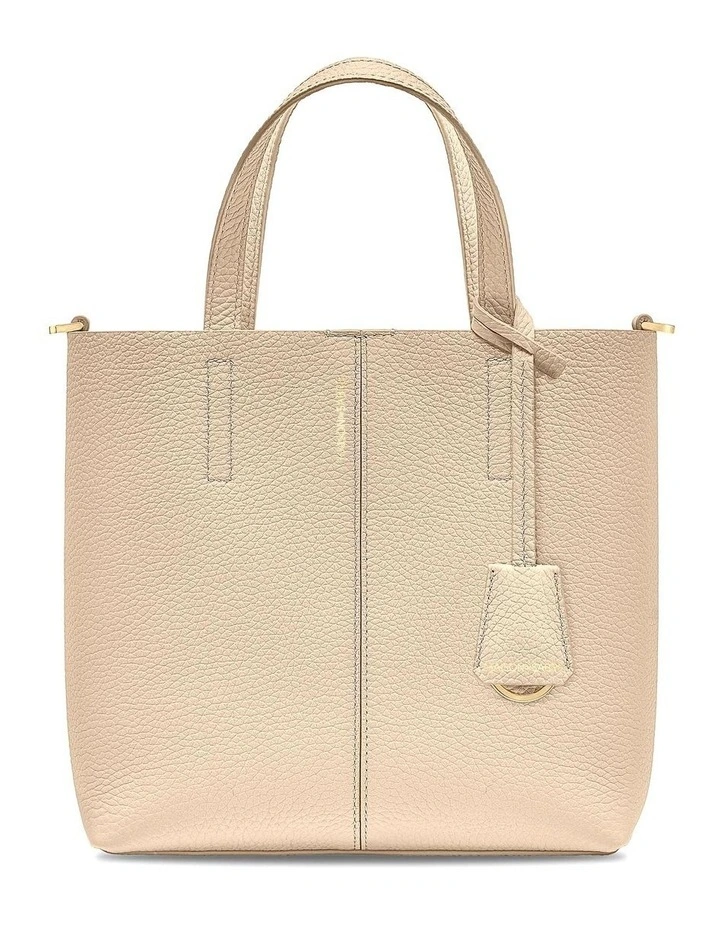 The Small Soft Leather Tote in Saharan Fuchsia image 1