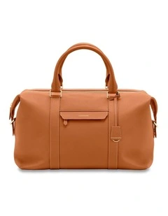 The Leather Duffle Bag in Pecan Brown