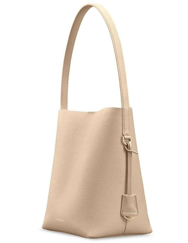 The Bucket Soft Leather Tote in Saharan Fuchsia image 6