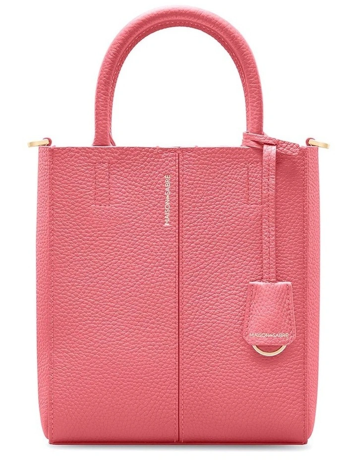 The Mini Soft Leather Tote in Candy Sandstone image 1