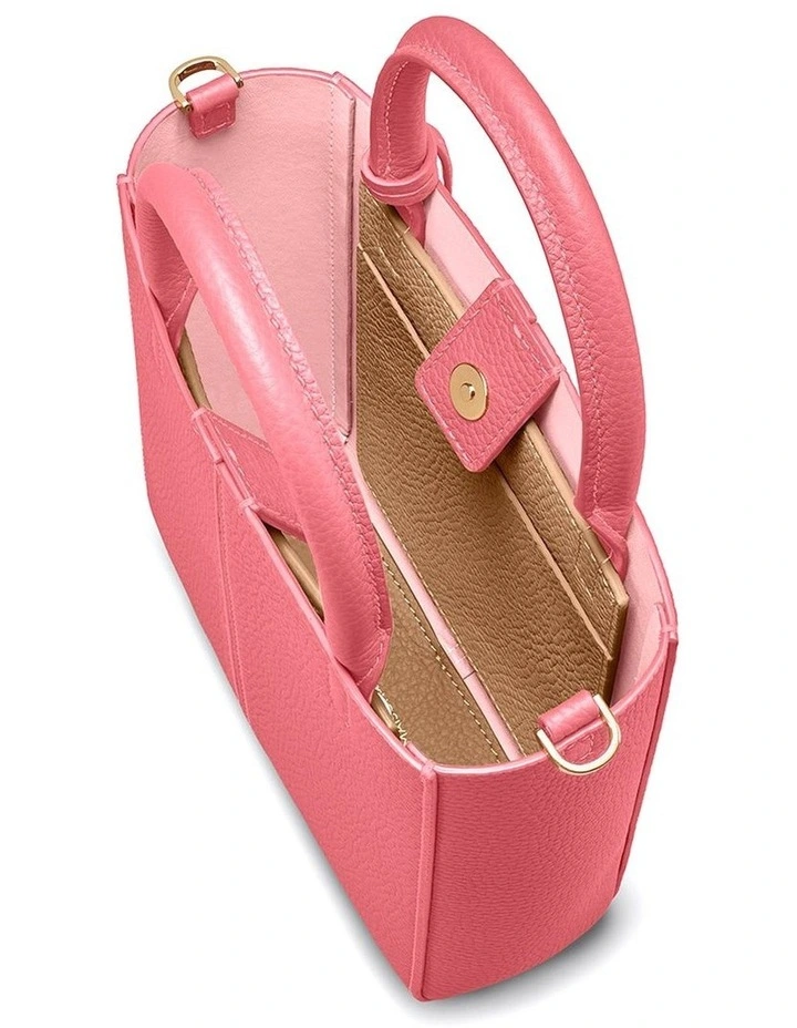 The Mini Soft Leather Tote in Candy Sandstone image 4