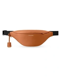 The Leather Sling Bag in Pecan Brown