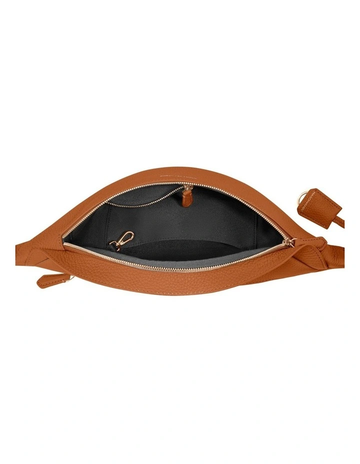 The Leather Sling Bag in Pecan Brown image 7