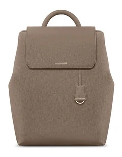 The Medium Soft Leather Backpack in Cashmere Clay