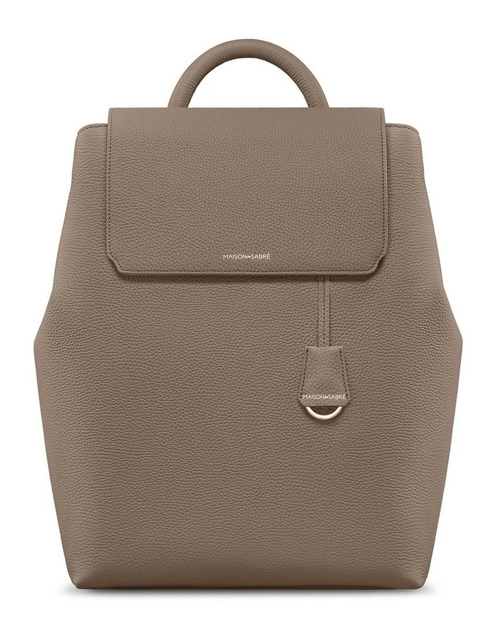 The Medium Soft Leather Backpack in Cashmere Clay image 1