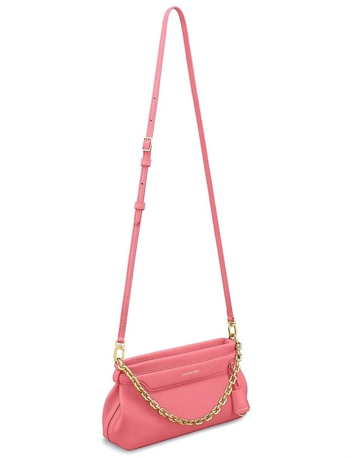 The Palais Soirée Leather Shoulder Bag in Candy Pink image 7