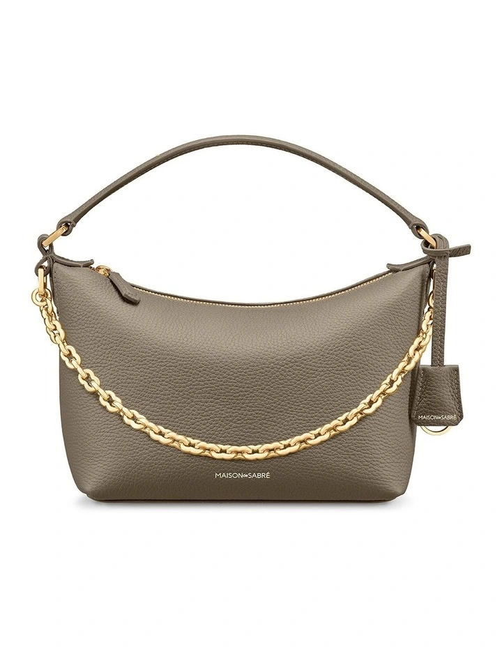 The Limited-Edition Soft Leather Hobo Bag in Cashmere Clay image 1