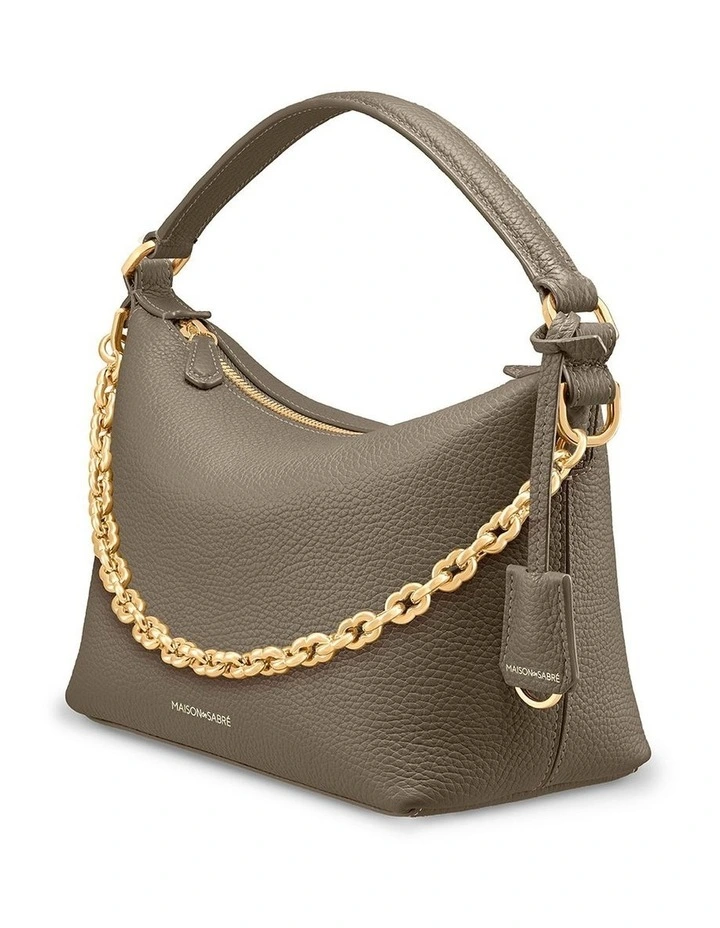 The Limited-Edition Soft Leather Hobo Bag in Cashmere Clay image 2
