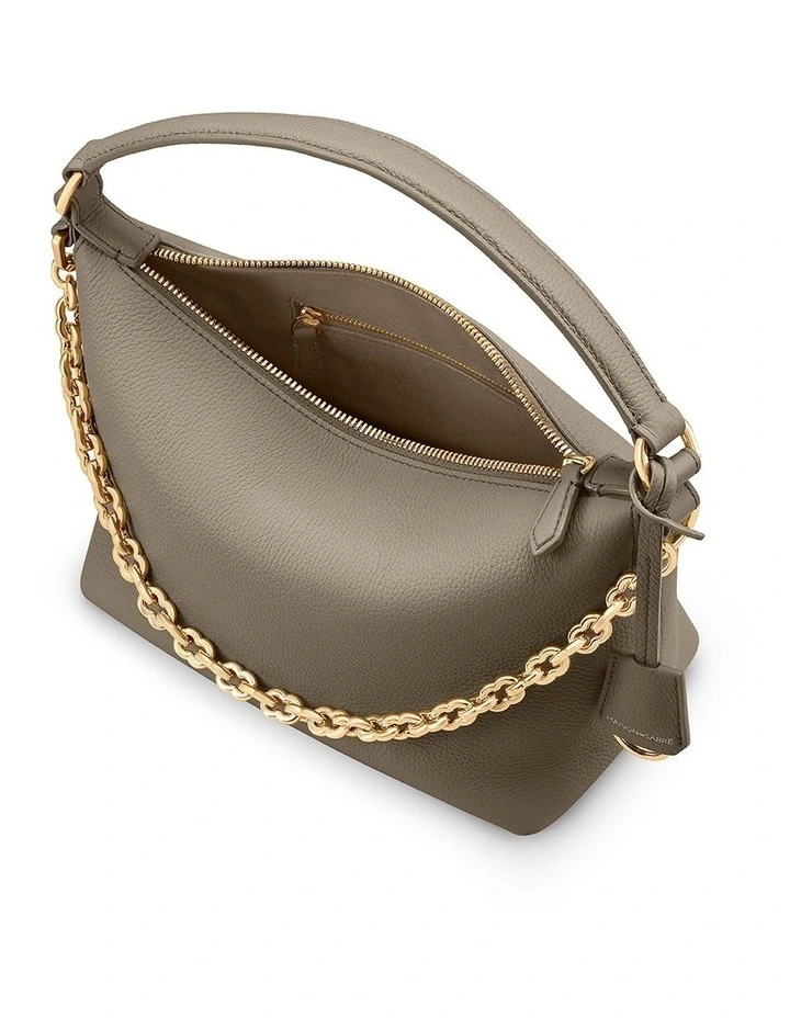 The Limited-Edition Soft Leather Hobo Bag in Cashmere Clay image 6