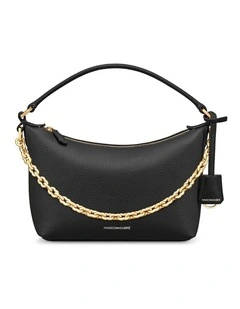 The Limited-Edition Soft Leather Hobo Bag in Black Caviar