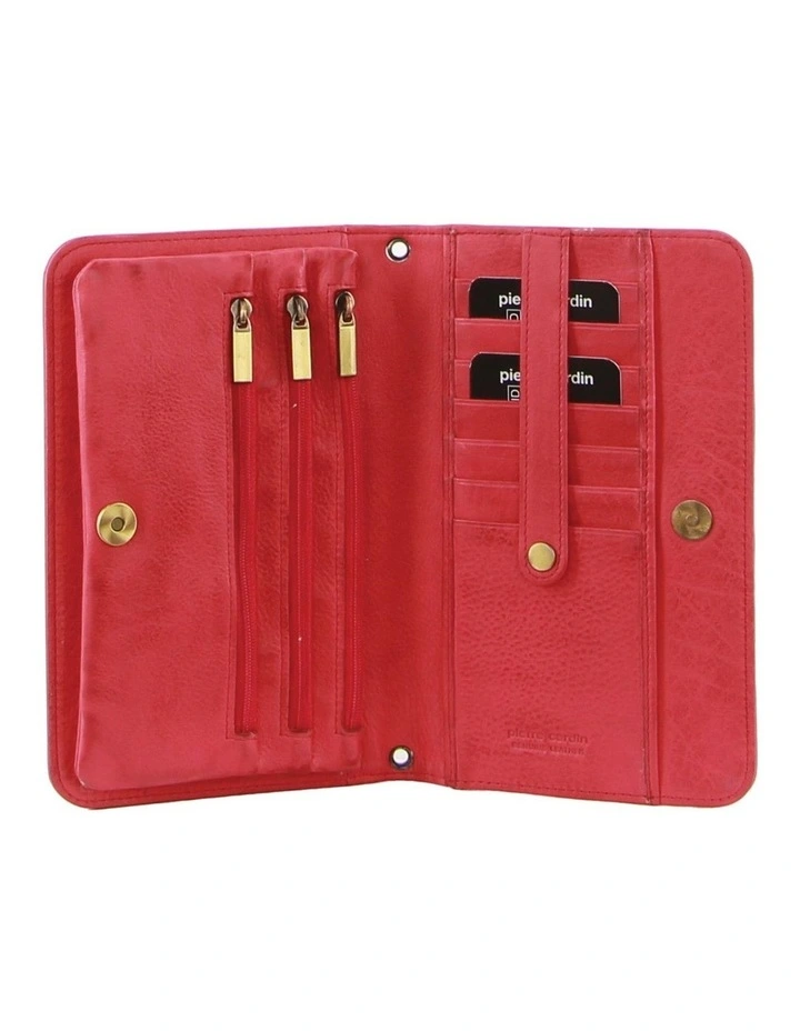 Pierre Cardin Genuine Leather Clutch/Wallet Bag in Pink image 2