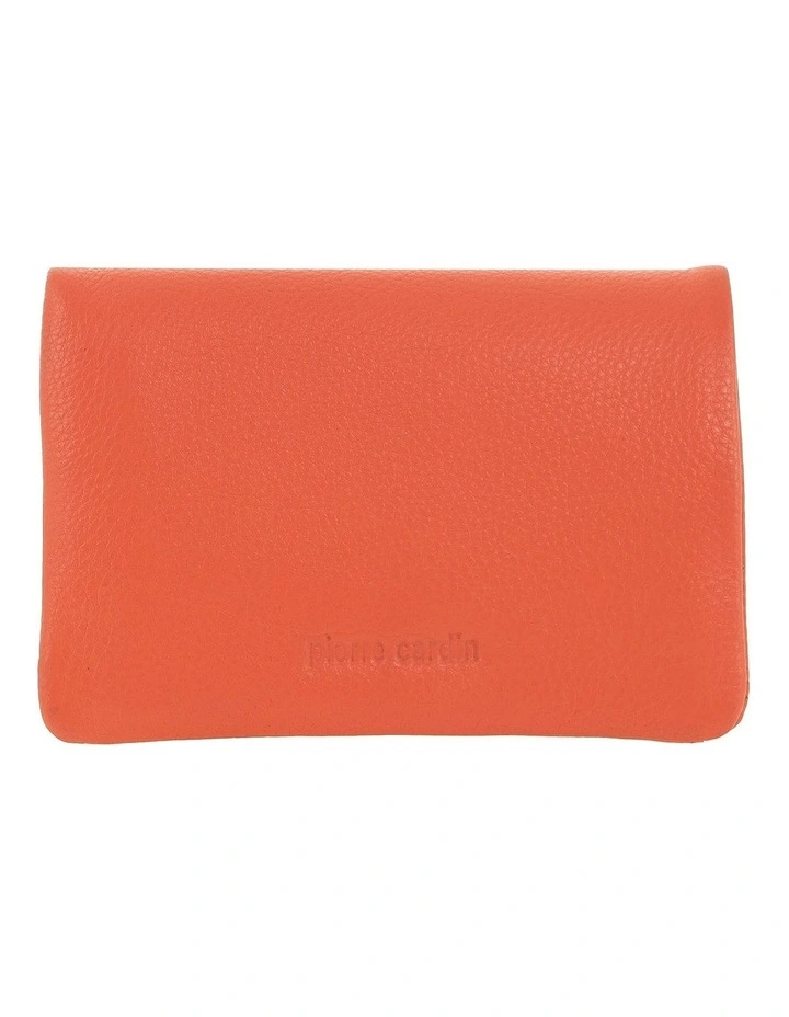 Pierre Cardin Genuine Leather Bi-Fold Wallet in Tangerine image 1