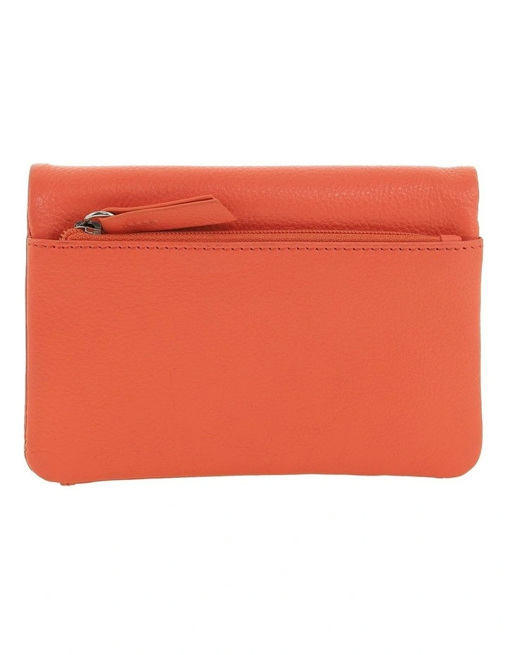 Pierre Cardin Genuine Leather Bi-Fold Wallet in Tangerine image 3