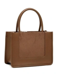 AFTON Top Handle Bag - Mocha