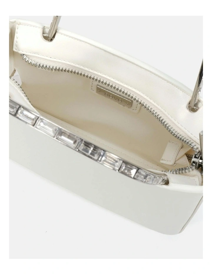ANISTON Top Handle Bag - White image 3