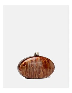 ALINI Clutch - Brown