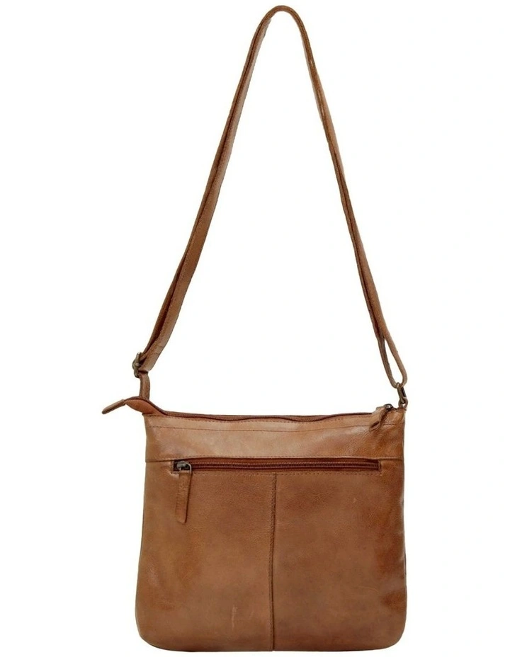 [Tenterfield]   [Leather]   [Large Crossbody Bag] [in Cognac] image 3