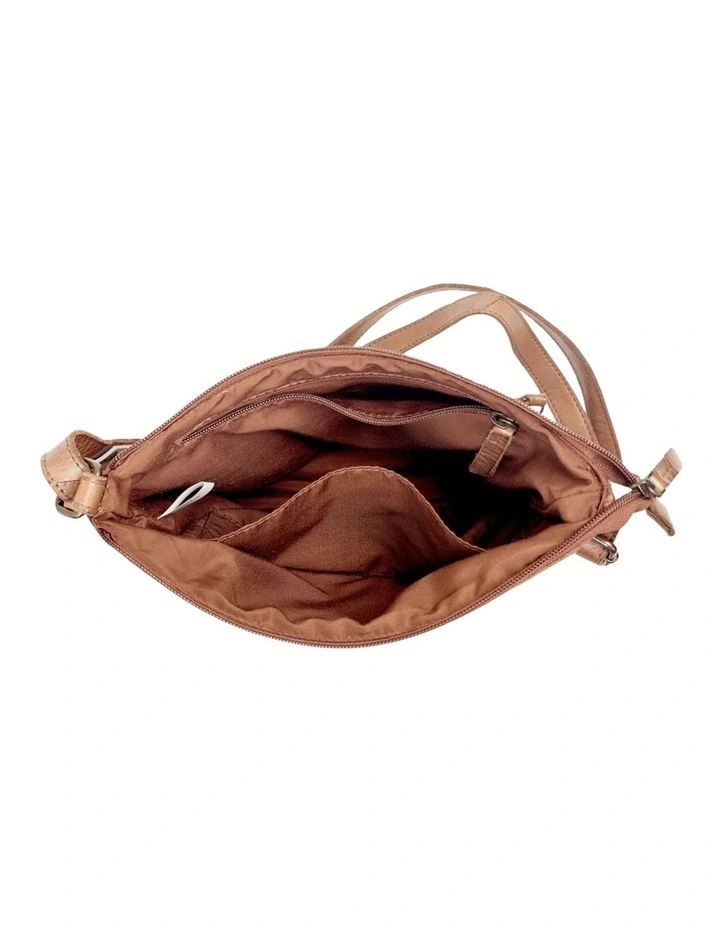 [Tenterfield]   [Leather]   [Large Crossbody Bag] [in Cognac] image 4