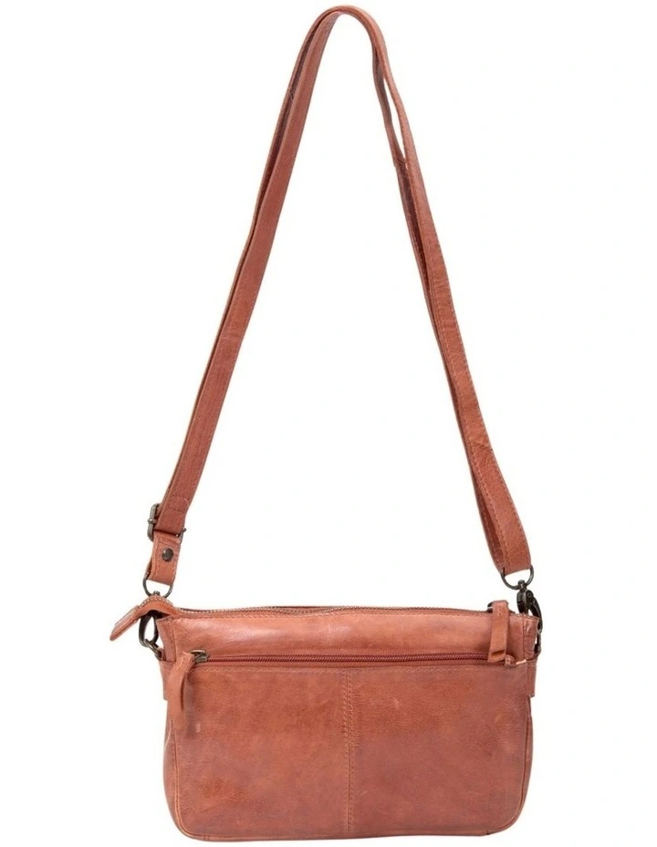 [Loxton]   [Multicompartment Leather]   [Crossbody Bag] [in Tan] image 3