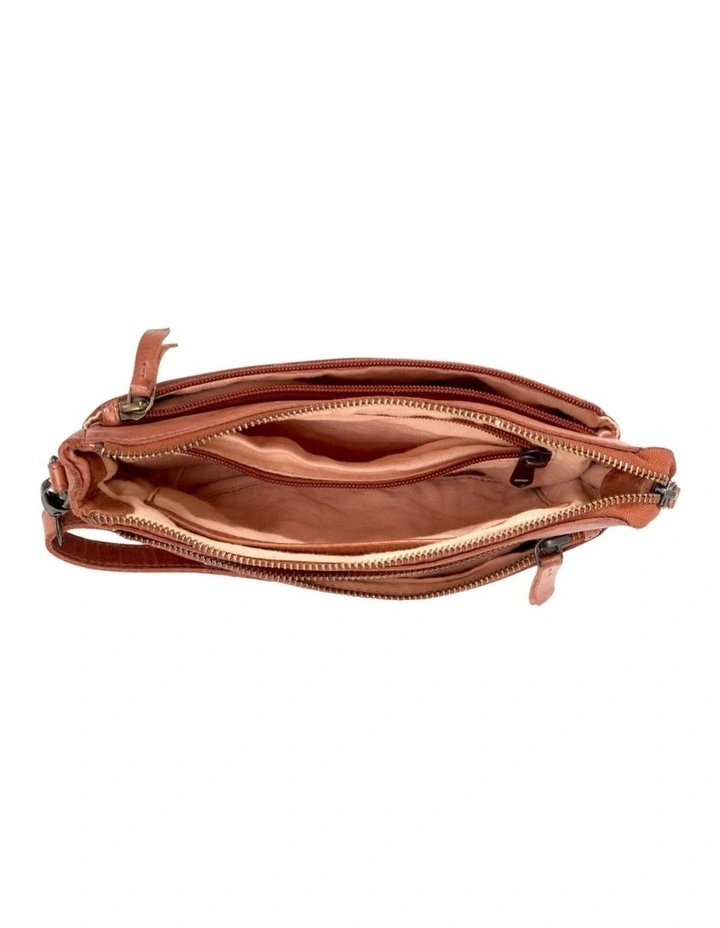 [Loxton]   [Multicompartment Leather]   [Crossbody Bag] [in Tan] image 4