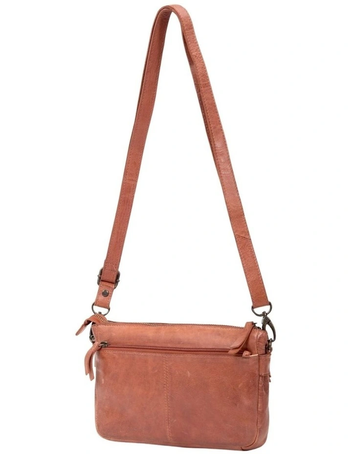 [Loxton]   [Multicompartment Leather]   [Crossbody Bag] [in Tan] image 6