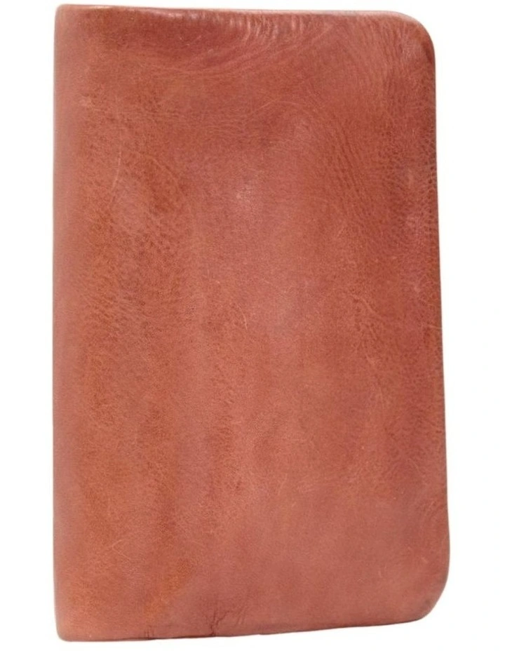 Kadina Large Leather Clutch Wallet in Tan image 1