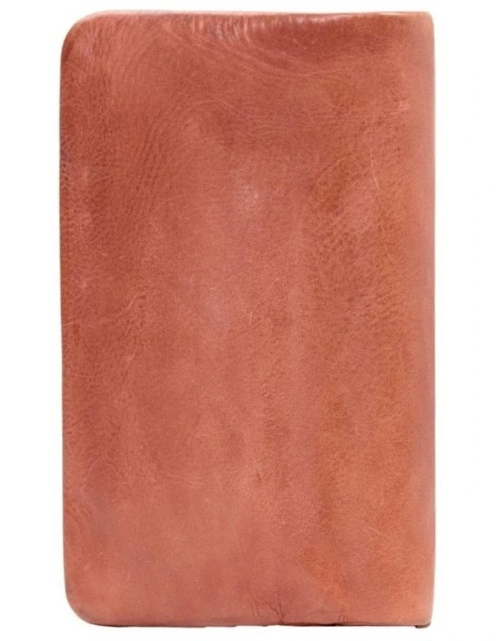 Kadina Large Leather Clutch Wallet in Tan image 3