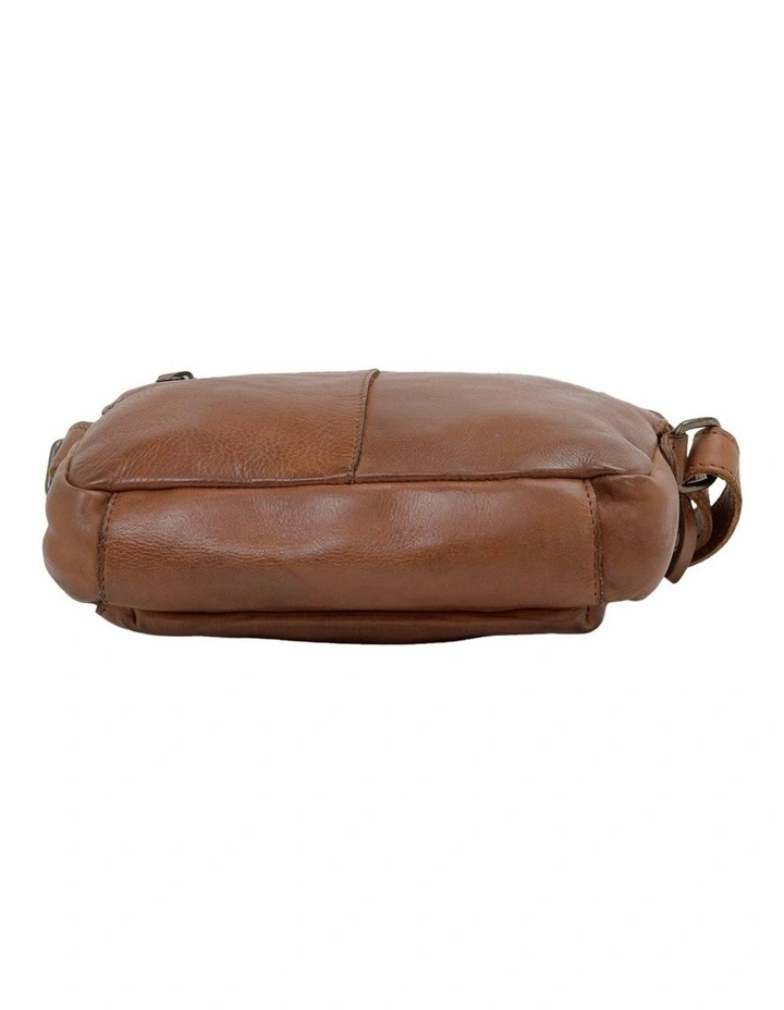 Broome Leather Crossbody Bag in Cognac image 5