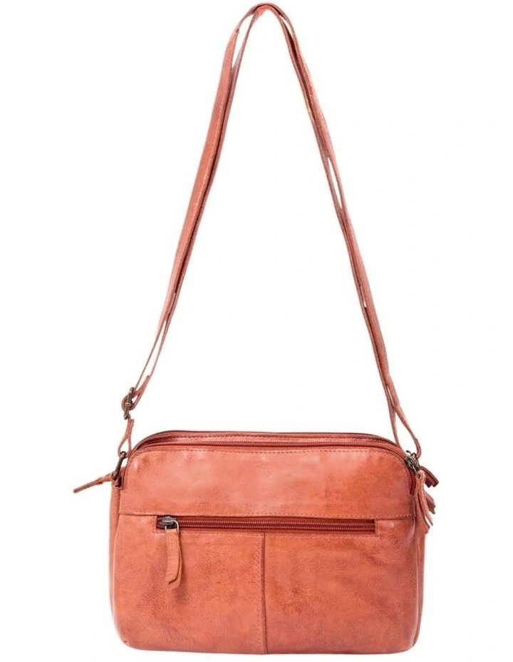 [Albany]   [Multicompartment Leather]   [Crossbody Bag] [in Tan] image 3