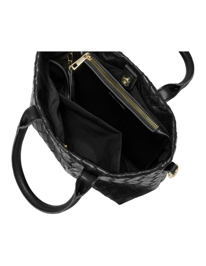 WOVEN GRAB BAG IN BLACK image 5