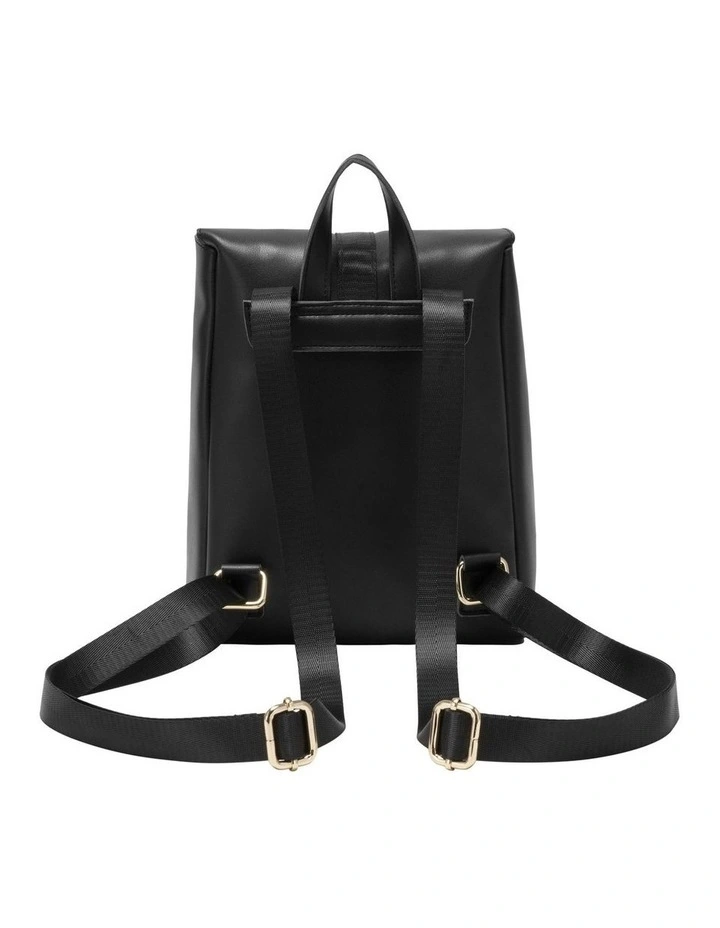 SINGLE CLIP BACKPACK IN BLACK image 5