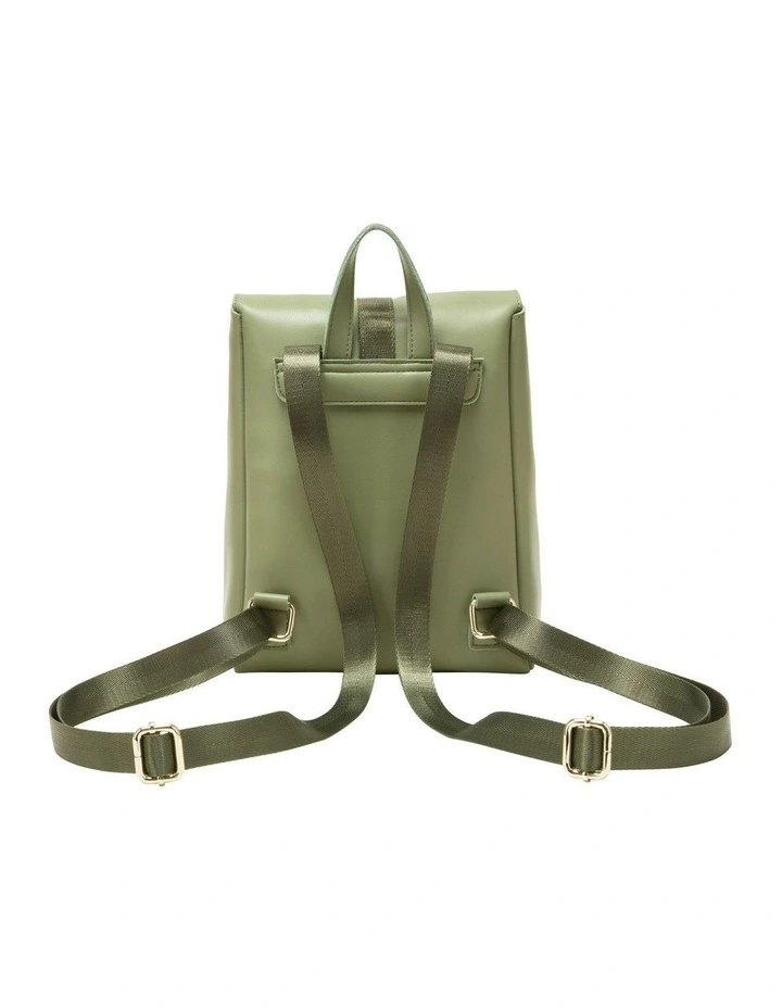 SINGLE CLIP BACKPACK IN OLIVE image 3