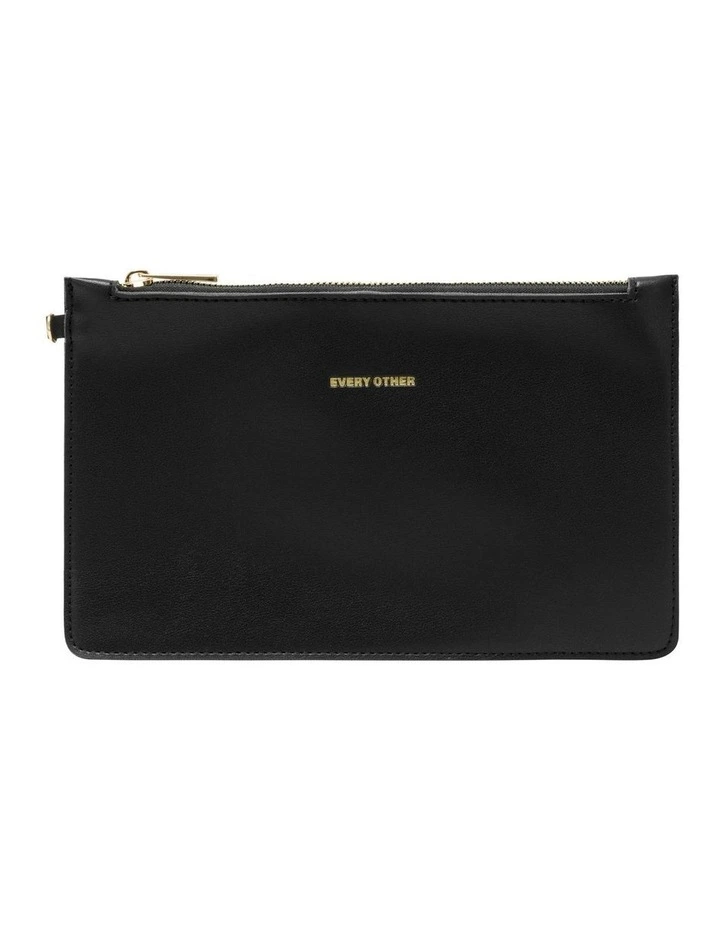 WOVEN TOTE BAG IN BLACK image 6