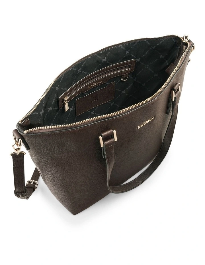 Inga Large Zip Top Tote Bag with Laptop Pocket image 6