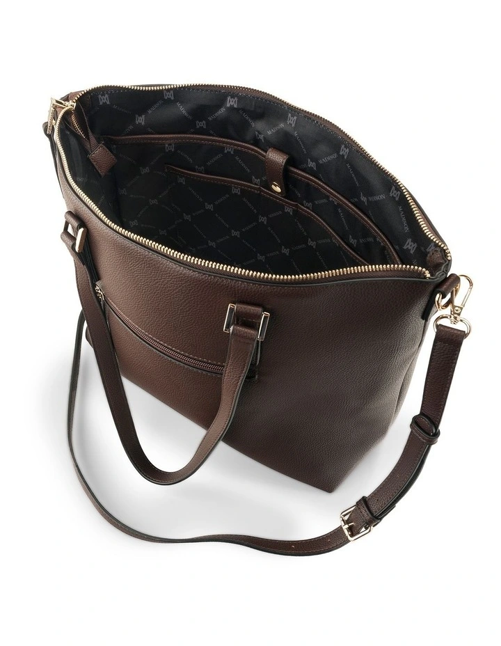 Inga Large Zip Top Tote Bag with Laptop Pocket image 7
