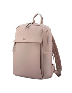Waterproof Laptop Backpack Travel Business Work Bag Apricot