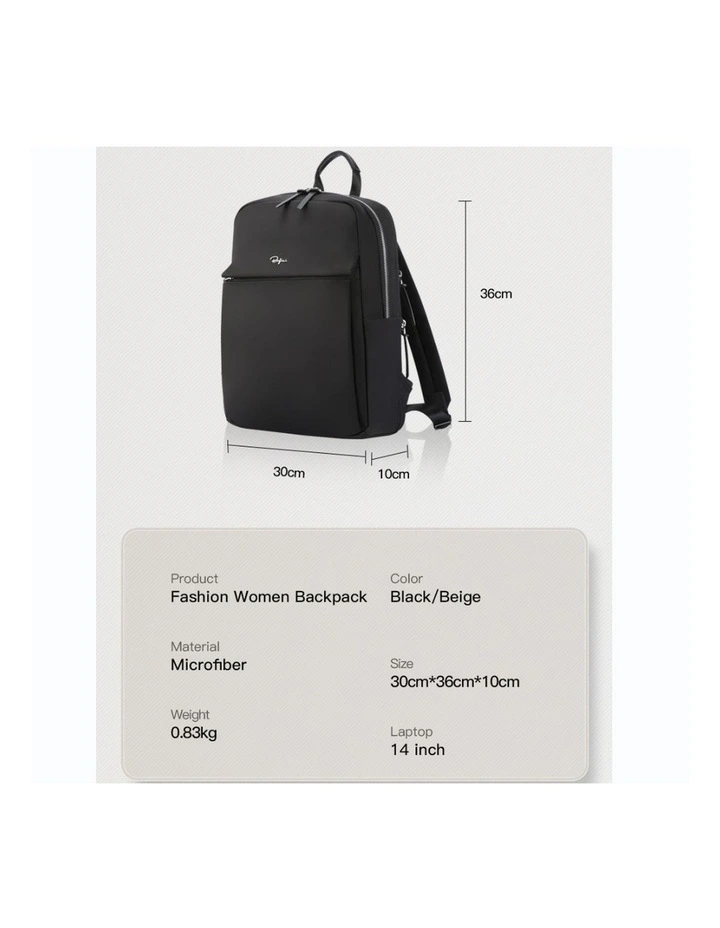 Waterproof Laptop Backpack Travel Business Work Bag Apricot image 5