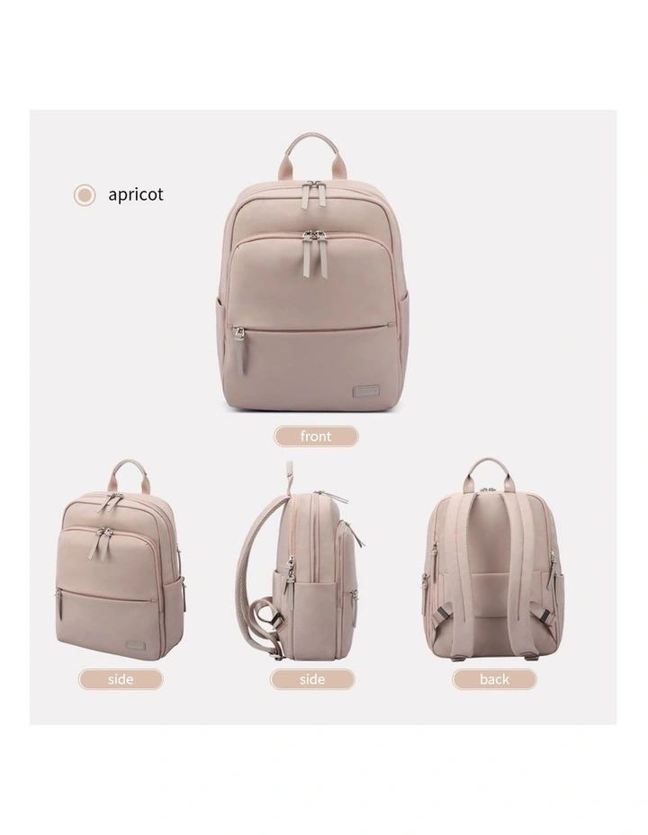 Waterproof Laptop Backpack Travel Business Work Bag Apricot image 3