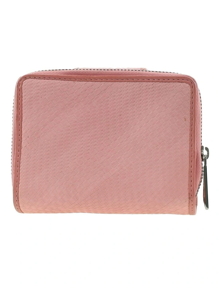 Pierre Cardin Genuine Leather Bi-Fold Wallet with Zip Coin Section in Pink image 5