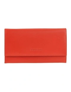 Pierre Cardin Genuine Leather Wallet in Orange