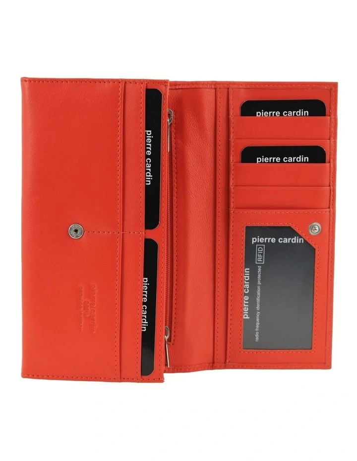 Pierre Cardin Genuine Leather Wallet in Orange image 2