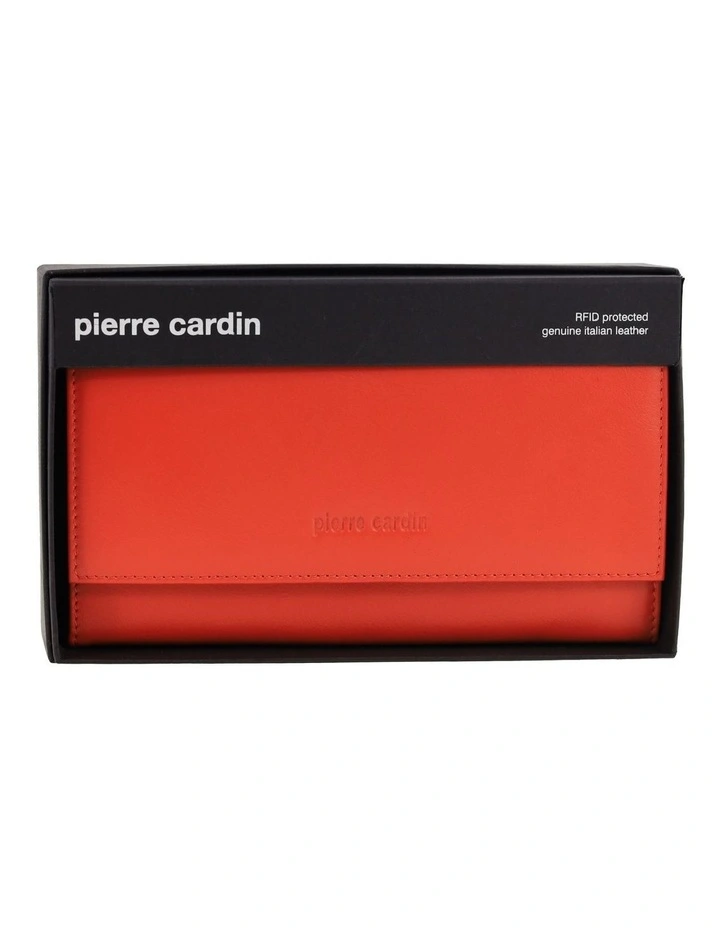 Pierre Cardin Genuine Leather Wallet in Orange image 4
