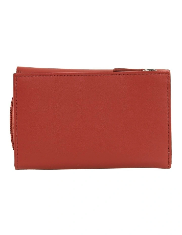 Pierre Cardin Italian Leather Tri-Fold Wallet in Tobasco image 4
