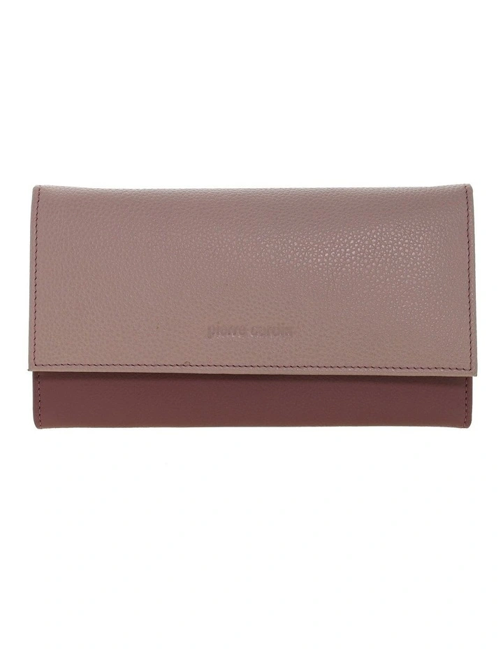 Pierre Cardin MultiColour Leather Ladies Wallet in Cherry image 1