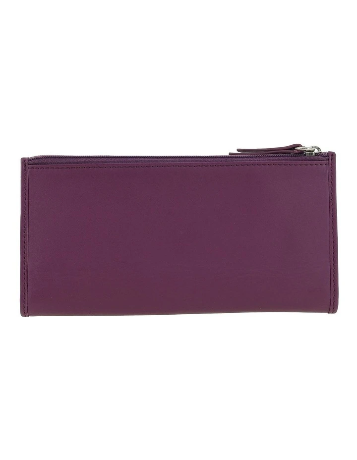 Pierre Cardin Genuine Leather Bi-Fold Wallet in Berry image 4