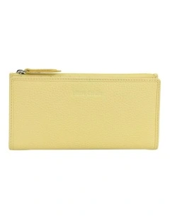 Pierre Cardin Genuine Leather Bi-Fold Wallet in Yellow