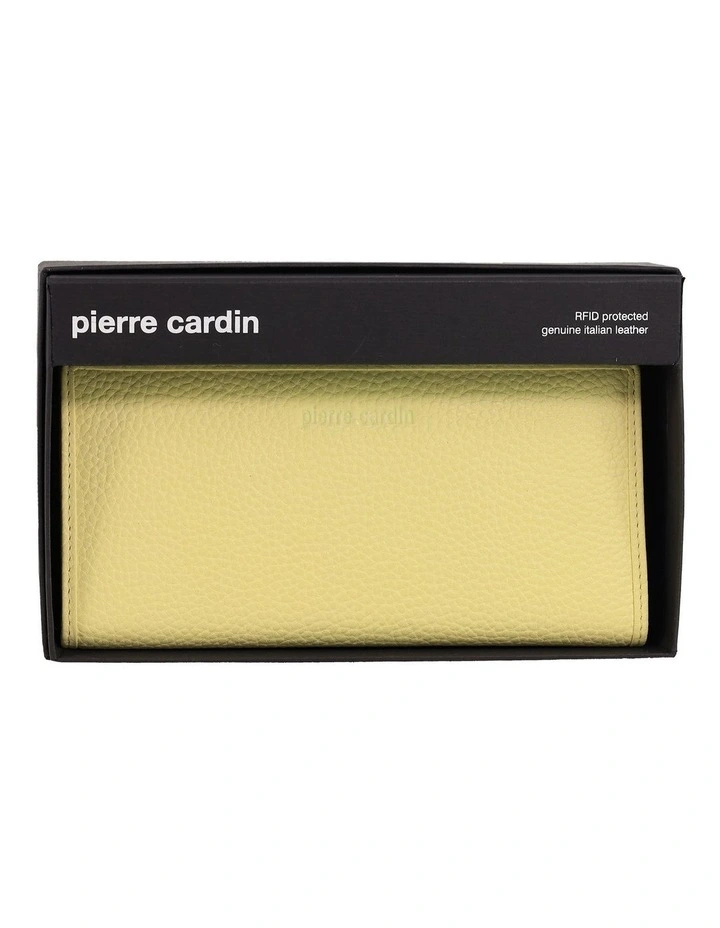 Pierre Cardin Genuine Leather Bi-Fold Wallet in Yellow image 5