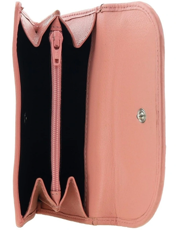 Pierre Cardin Genuine Leather Tri-Fold Wallet in Pink image 4